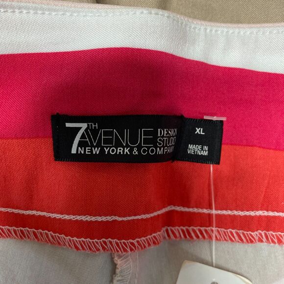 NWT 7th Avenue New York & Co Pull On Capri Crop Pants Size XL X-Large M270 -26 - Picture 10 of 16